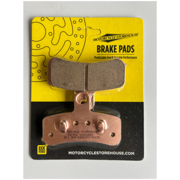 MCS, brake pads front. Sintered - Fram: 08-14 Softail (Exkl. Springers); 08-17 Dyna